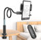 PlusAcc Soporte para tablet con girador de páginas para Kindle - Soporte ajustable para cama, soporte de lectura manos libres con clic para aplicación Kindle, Pad y tabletas