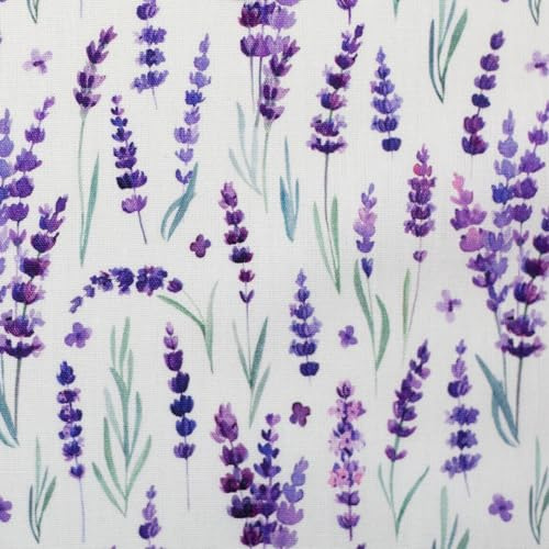 MAGAM-Stoffe Niklas Kinder Baumwollstoff ÖKO-TEX Meterware ab 50cm (Lavendel)