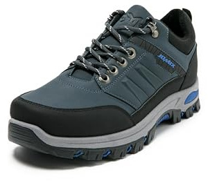 JOMIX Scarpe Uomo Trekking Scarpe da Montagna Antiscivolo e Ammortizzanti Traspiranti e Leggere per Arrampicata e Alpinismo all'Aperto MOS255036 (Navy,42)