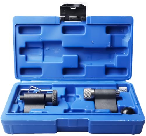 GBKDQQ Herramienta de ajuste del motor, 7 piezas, herramientas de árbol de levas con caja de herramientas, herramienta de correa dentada compatible con VW Audi Seat Skoda 1.4 1.6 2.0 TDI EA288 Common