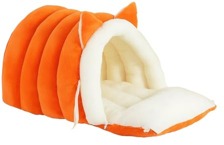 Generico for Kittens - Washable Removable Pet Bed | Closed Heat Cave for Cats, Soft Dog Beds, Comfortable Place, Soothing Sleeping Puppy Dog Decorations for C