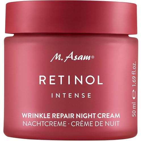 M. Asam RETINOL INTENSE Wrinkle Repair Night Cream (50 ml) – Anti Aging Creme mit Retinol für intensive Nachtpflege, sichtbare Faltenreduktion und effektive Gesichtspflege Für Reife Haut