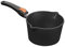 SKK 25814 Titan Induction, Guss-Stieltopf mit Ausgießer ø 18cm, antihaft-beschichteter Topf, induktionsgeeignet, keramisch verstärkt, mit abnehmbarem Griff, Backofen-fest, Made in Germany