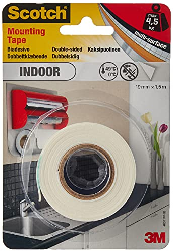 Scotch Strong 40011915B Ruban adhésif double face en mousse Blanc
