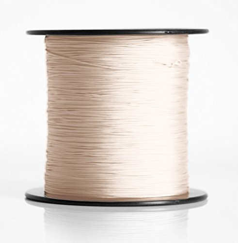 Schnur für Plissee, Rollo, Jalousette 0,8 mm Spannschnur Plisseeschnur zubehör (Creme, 50 Meter)