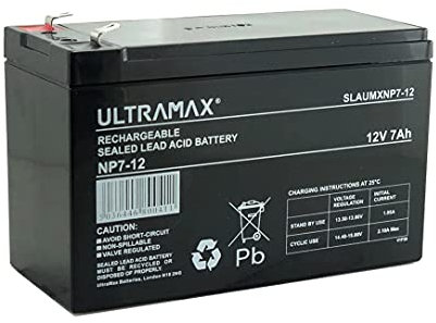 Lintronics LCR12V65P 12V 7Ah Sealed Lead Acid Replacement ULTRAMAX Battery