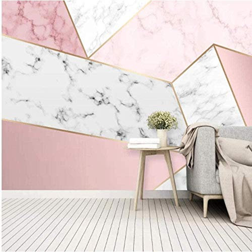 Papel Tapiz No Tejido Papel Tapiz Mármol Blanco Papel Tapiz Fotográfico En 3D Mural Papel Tapiz Con Motivos Pared Pintado Papel Tapiz 3D Decoración Dormitorio Fotomural Sala Sofá Mural-300cm×210cm