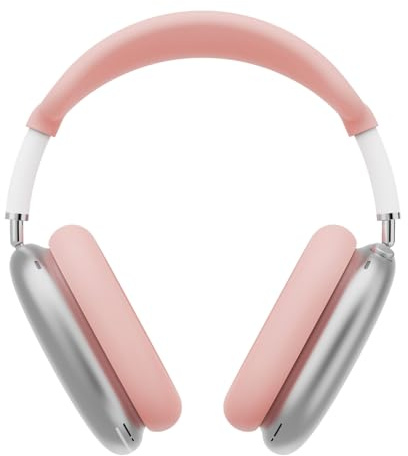 YEEKUK Custodia per auricolari compatibile con AirPods Max, lavabile, in morbido silicone, copertura completa per AirPods Max, fascia + padiglioni (rosa)