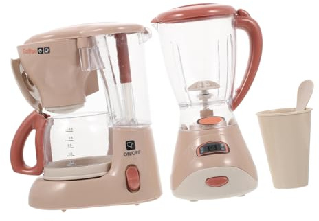 JOINPAYA 2 Piezas Electrodomésticos de Cocina de Juguete con Luz y Sonido para Accesorios de Cocina Infantil para Imaginación y Coordinación