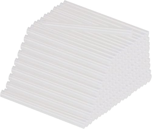 Colla a Caldo 11 x 200 mm, Trasparente Adesivo, Stick Colla a Caldo Trasparente per Pistola Colla a Caldo per Fai Da Te, Riparazioni, Tempo Libero, Artigianato (50)