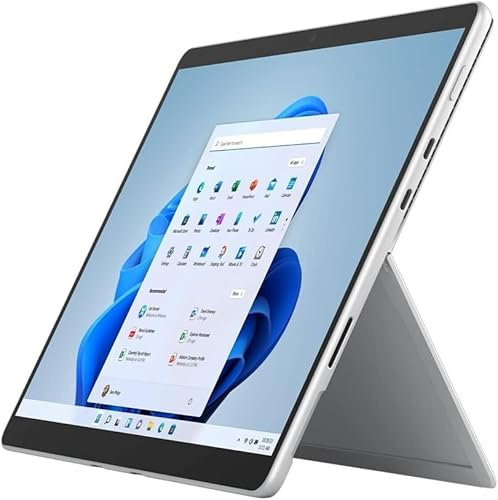 Microsoft Surface Pro 8 13 - 256GB SSD - Intel Core i5-1145G7 fino a 4,4GHz 8MB Cache - 16GB RAM - Windows 11 Pro - LTE/4G - Platino 2021 (Ricondizionato)