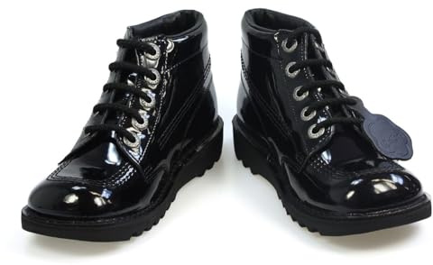 Kickers Kick Hi W Core Black Patent, EU 42