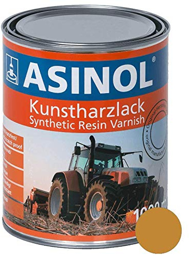 ASINOL CATERPILLAR GELB 1.000ml Lack FARBE Kunstharzlack Lackierung 1 k Lack Oldtimer