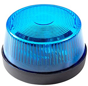 W WIDMANN MILANO Party Fashion -Blinkendes Warnlicht mit Sirene, 7 x 4 cm, Party Zubehör, Blaulicht, Polizei, Feuerwehr, Karneval