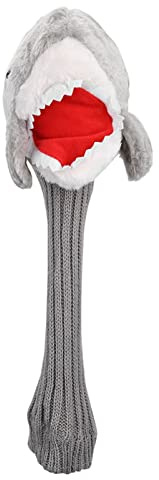 Tiiyee Shark Golf Head Cover, Animals Driver Headcover 3 5 Wood Putter Club