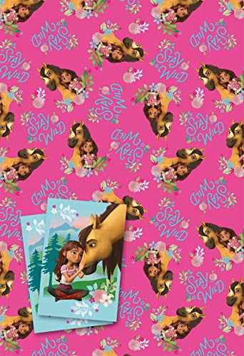 Spirit Gift Wrap 2 Sheet 2 Tag, Gift Wrap for Presents