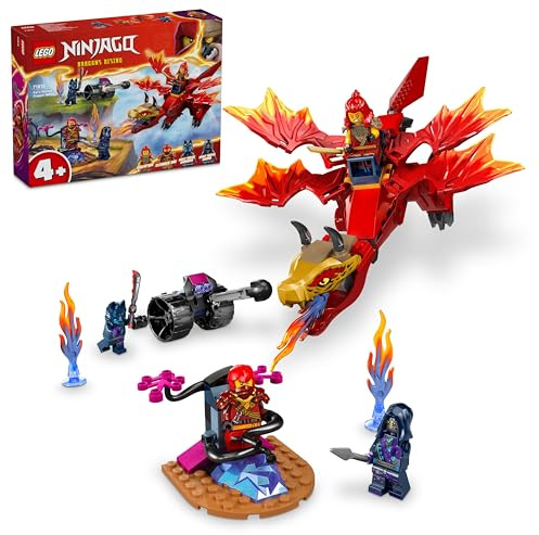 Lego Ninjago 71815 Kais Quelldrachen-Duell, 285 Teile, ab 4 Jahre, 10x 29x 18 cm