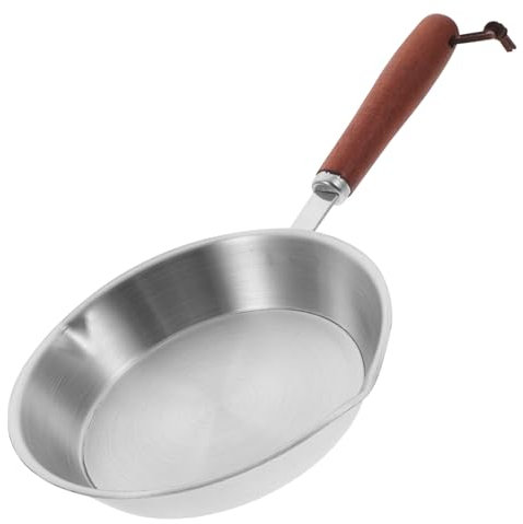 Alipis Poêle À Frire En Acier Inoxydable Poêle Antiadhésive Ustensiles De Cuisine En Acier Inoxydable Poêle De Cuisine