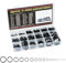480 Pezzi Guarnizioni O'Ring, Kit di Guarnizioni O-ring per Rubinetto, Nitrilica O-ring Gomma Guarnizioni di Tenuta, per Aria Condizionata, Automobile, Impianti Idraulici - 18 Misure (3-27 mm)