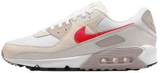 Nike DM0029-113 Air Max 90 Homme White/University Red-College Grey EU 43