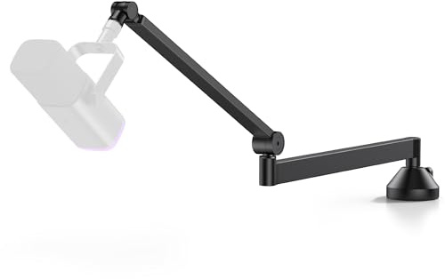 InnoGear Bras de micro rotatif à 360° - Bras de microphone pliable pour Fifine AM8 K669B Blue Yeti HyperX QuadCast SoloCast AT2020 - Avec clip de microphone de 0,95 cm à 1,5 cm