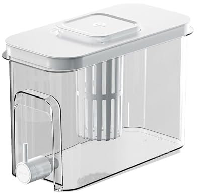 Husoiuy Frigorifero, dispenser per bevande calde – Bicchiere da tè con coni – Frigorifero a prova di perdite, tavolo da cucina per tavolo da cucina per bevande calde e fredde