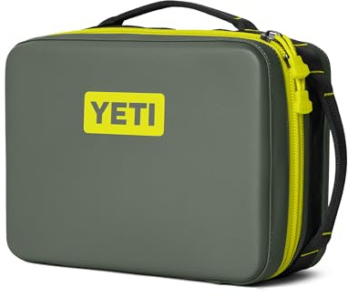 YETI Daytrip 5L Insulated Soft Cooler Lunch Box, Camp Green/Firefly Yellow