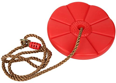 RASTKY Tree Swing Climbing Rope Hanging Chair Safe Swing Seat for Children Playing, Blue, 11.02 X 1.5in (Red)