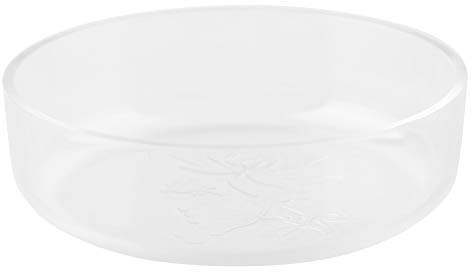 SIXRUN Plato de Alimentación de Camarones, Cuenco Resistente a Las Manchas para Acuario, Bandeja de Alimentación de Agua para Camarones y Gusanos, Alimentador Acrílico de 2,7 X 2,1 X 0,8 Pulgadas