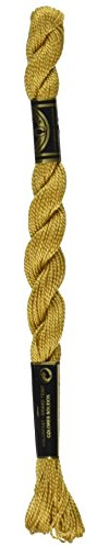 DMC 115 5-729 Pearl Cotton Thread, Medium Old Gold, Size 5