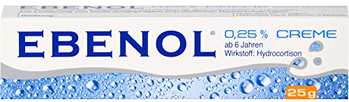 EBENOL 0,25% Creme 25 g - zur Behandlung von Neurodermitis und Entzündungen der Haut
