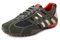 Geox Herren U Snake K Sneaker, Dk Grey Off White, 43 EU
