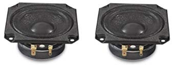 Coppia di WOOFER MHM35 casa ALTOPARLANTE 90 WATT ø87mm IMPIANTO AUDIO STEREO Mid Range 87mm 3,5” - 8Ω 8ohm 90w Electronic Melody EM Utilizzabile come Ricambio per Casse Acustiche hi-fi casa