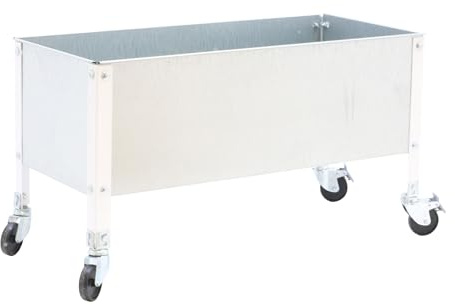 HUERTO URBANO SIMONGARDEN URBAN CON RUEDAS 1200x600 BLANCO/GAL