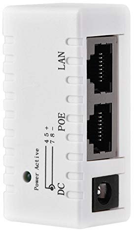 Vipxyc Ethernet Switch/Hub,Ethernet Splitter,POE Adapter,Support the Standard POE and LAN Port,Plug and Play(White)