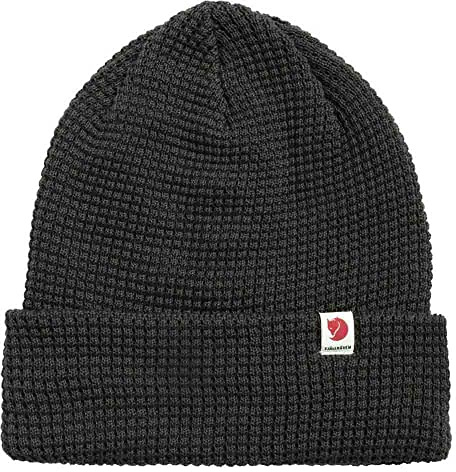 Fjällräven Unisex Tab Hat Beanie-Mütze, Dark Grey, Einheitsgröße EU
