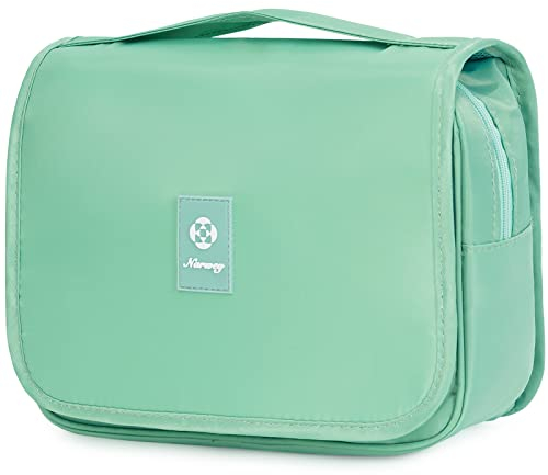 Kulturtasche Damen Gross - Kulturtasche Zum Aufhängen, Kulturbeutel für Damen & Herren Kosmetiktasche - Waschtasche （Grüne）