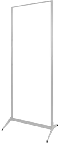 Plakatständer für Werbetafeln, Ausstellungsständer für Einkaufszentrum, bodenstehender Werbeschildhalter aus Metall für Geschäftsmessen, Büros, Supermärkte (Farbe: Weiß)