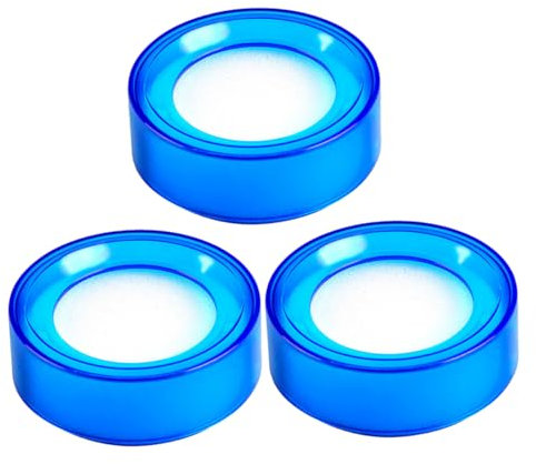 NAMOARLY 3 STK geldzählende handfeuchte vorrichtung Halterungsfach Körbe Innenstecker Mini-Gefrierschrank Haustier-Tags Schild Bürobedarf Schwamm Nasser Schwamm zum Geldzählen Plastik Blue