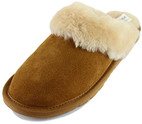 Ladies Sheepskin Slipper Mule - Ladies Backless Slippers (8)