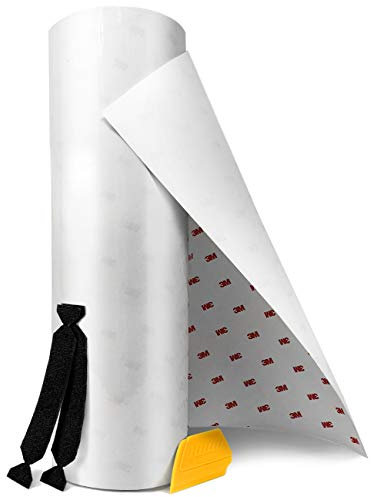 VViViD Premium Clear Cast Paint Protection Vinyl Film 12 Inch x 72 Inch with Detailer & 2X Black Felts