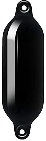 DAN FENDER danf Ender Light Barca Fender – per Piccole e Medie Barche, Nero, 623 L (Ø 160 mm x 630 mm)