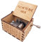 Youtang - Mini carillon con manovella in legno inciso, 18 note, carillon per bambini