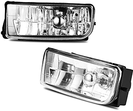 Faros antiniebla para 3 Series(HB/SDN/WGN)(E36)09/1990-08/2000 3 Series (CPE/CONV) (E36) 10/1991-11/1999 un par Luces de niebla transparente lente H1 12V 55W WISCOL