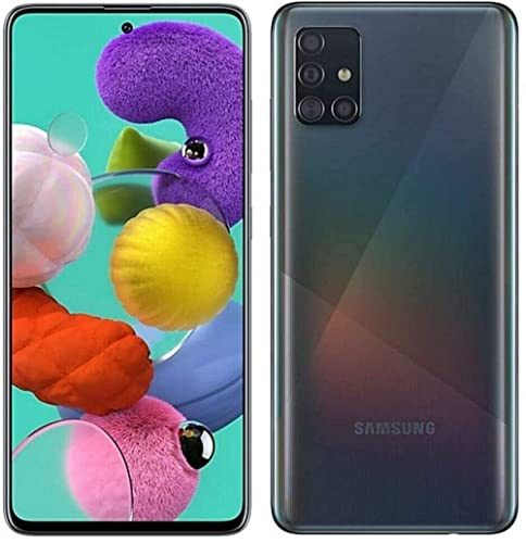 SAMSUNG Galaxy A51 Verizon + GSM Unlocked 128GB Black (Renewed)