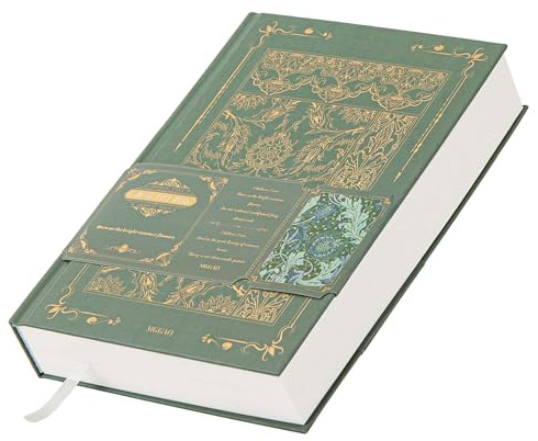 MGGAO Diario con Copertina Rigida per Donne e Ragazze, Quaderno A5 a Righe, Diario Carino per Scrivere, Taccuino Estetico, Quaderno a Righe con Carta Spessa da 100 GSM, 320 Pagine Numerate