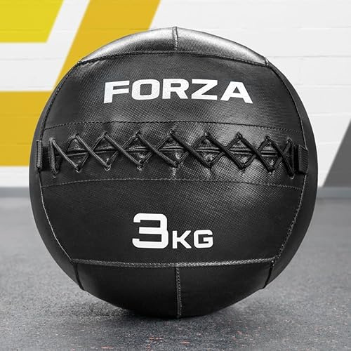 FORZA Palla Da Muro [3kg-15kg] | Per Aumentare Resistenza – Disponibili Individualmente O come Parte di un set (3 kg)