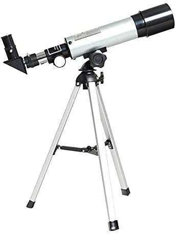 Astronomiskt teleskop med refraktor och justerbart stativ, pedagogiska leksaker, monokulära teleskop, monokulär rymdtele