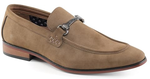 Tommy Hilfiger Men's Senner Loafer, Light Brown Suede, 8.5