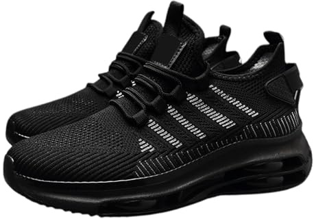 Sneakers Homme Chaussures De Sport Basket sans Lacets Cuir Chaussure Badminton Running Mens Shoes Basketball 42 Noir Course Men Résistantes l'usure Hiver 40 Tennis Gym Trail Marche Baskets Padel Foot